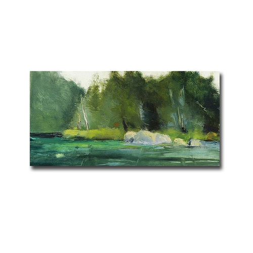 Artistic Home Gallery 12240O944IG Lily Pond & Dark Woods by Martha Wak