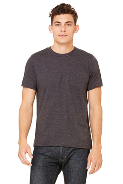 3001U Unisex Made In The USA Jersey Short Sleeve Tee - Dark Grey Heath