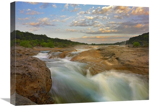 Global Gallery GCS-396174-1824-142 18 x 24 in. River in Pedernales Fal