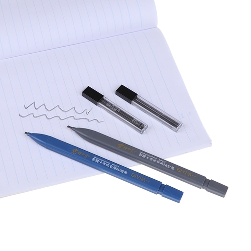 2B Lead Holder Exam Mechanical Pencil With 6PCs