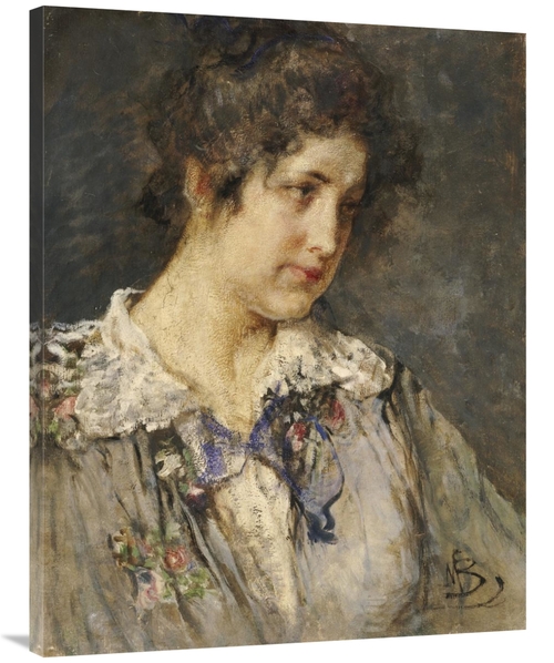 Global Gallery GCS-267701-40-142 40 in. Portrait of a Woman Art Print 