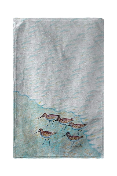 Betsy Drake BT269 30 x 50 in. Sandpipers Beach Towel