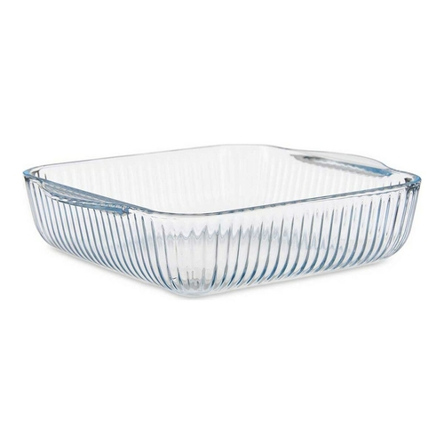 Oven Dish Optica Transparent Borosilicate Glass (21,5 x 6 x 25,2 cm)