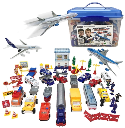 AZ Trading & Import PS02A Airport Play Set - 57 Piece