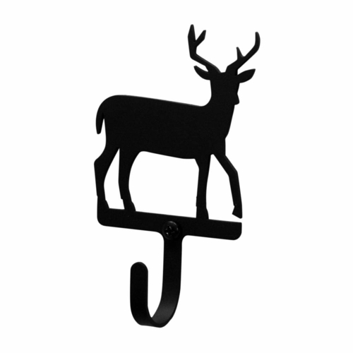 Wrought Iron Deer Wall Hook Decorative Small