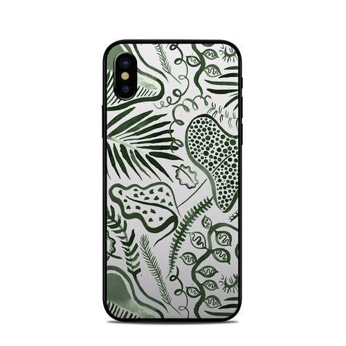 DecalGirl AIPX-TROPLEAVES Apple iPhone X Skin - Tropical Forest Leaves