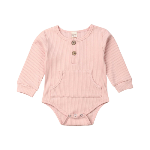 Newborn Baby Boy Girl Cotton Bodysuit Spring