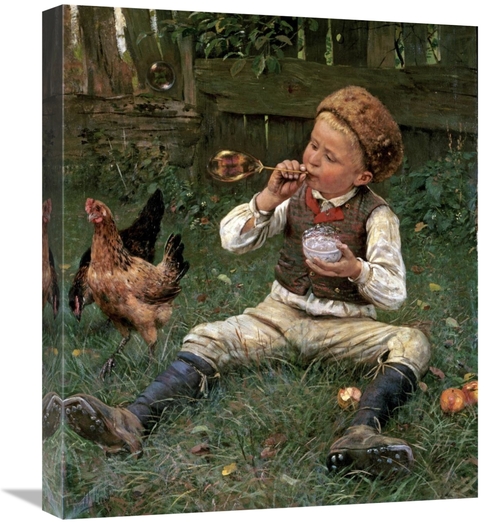 Global Gallery GCS-266779-22-142 22 in. Blowing Bubbles Art Print - Ad