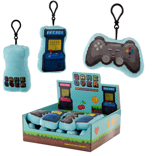 Plush Game Controller Sound Keyring