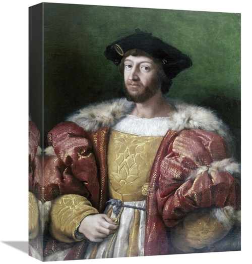 Global Gallery GCS-279532-16-142 16 in. Portrait of Lorenzo De Medici 