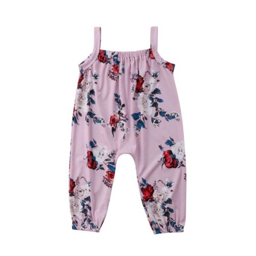 Infant Newborn Baby Girl Outfits Sleeveless Floral