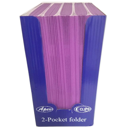 Apex 2 Pocket Folders - Purple