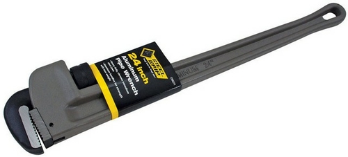 Steel Grip 2255271 Pipe 24 in. Aluminum Chrome Vandm Pipe Wrench