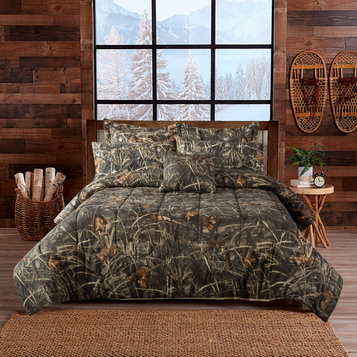 VISI-ONE -  Realtree - Max 4 - Camouflage Dark Brown - Comforter Set