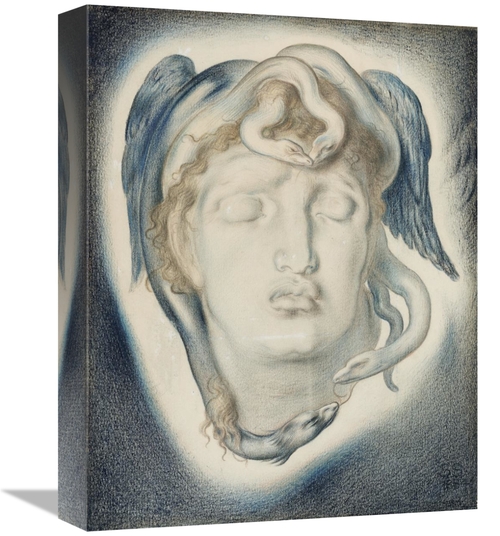 Global Gallery GCS-267322-16-142 16 in. The Head of Medusa Art Print -