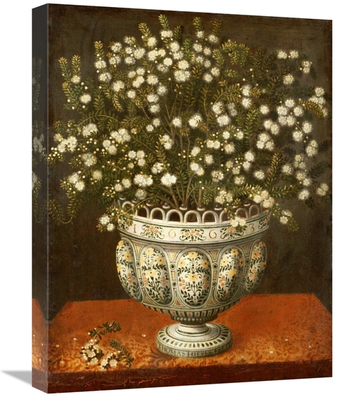 Global Gallery GCS-266539-22-142 22 in. Myrtle in a Vase on a Draped L