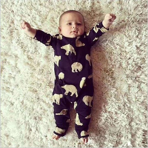 Cute Cartoon Baby Rompers Newborn Infant Cotton