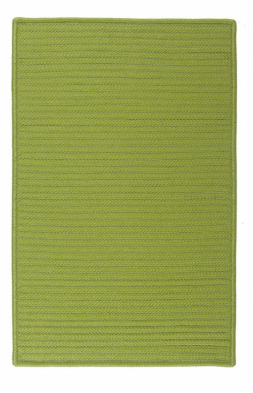 Colonial Mills Rug H271R096X132S Simply Home Solid - Bright Green 8 ft
