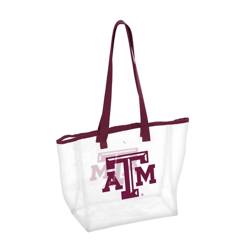 Logo Brands 219-65P 12 in. Texas A&M Stadium Clear Bag