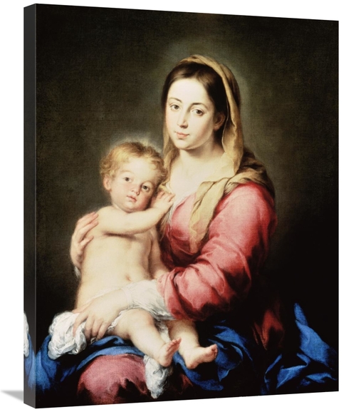 Global Gallery GCS-282583-30-142 30 in. The Virgin & Child Art Print -
