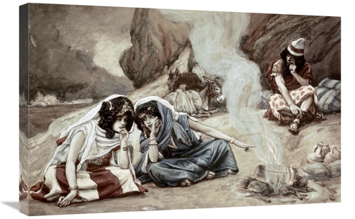 Global Gallery GCS-280265-30-142 30 in. Daughters of Lot Art Print - J