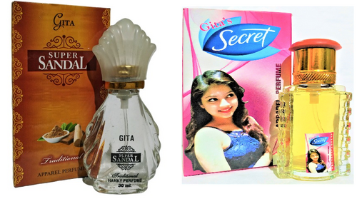 Gita Super Sandal & Secret COMBO Perfume - 60 ml Pack of 2 (For Men &