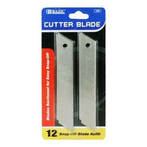 Bazic 142 Cutter Replacement Blades (12/Pack) Case of 24