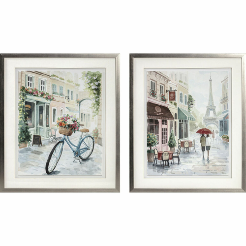 Painting DKD Home Decor 50 x 3 x 60 cm Romantic (2 Units)