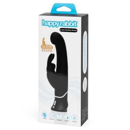 Happy Rabbit G-Spot Stroking Rechargeable Silicone Rabbit Vibrator