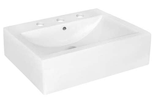 American Imaginations AI-18096 20.25 in. Rectangle Above Counter White