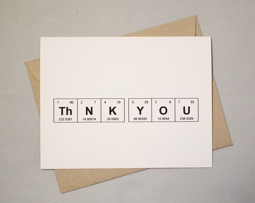 Thank You Sentimental Elements Card