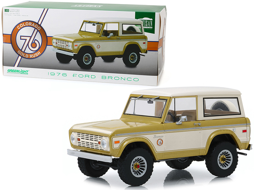 1976 Ford Bronco Gold Metallic and Cream \Colorado Gold Rush\"