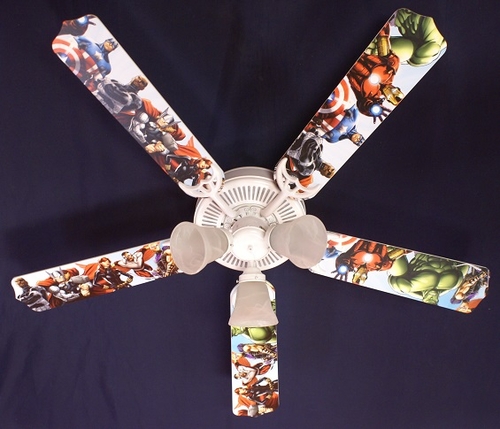 Ceiling Fan Designers 52FAN-KIDS-AVNG 52 in. Avengers Marvel Capitan A