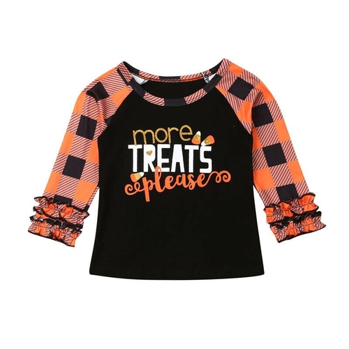 Pudcoco Autumn Halloween Clothes Kids Girls Casual