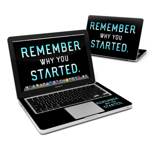 DecalGirl MBP13-REMEMBER Apple MacBook Pro 13 in. Skin - Remember Why