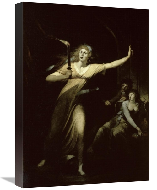 22 in. Lady Macbeth Sleepwalking Art Print - Henry Fuseli