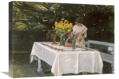 Global Gallery GCS-267639-22-142 22 in. Preparing the Table Art Print 