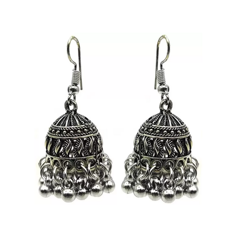 Earrings for Women and Girls Agate Alloy Plug Earring (Color-SILVER)