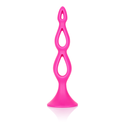 Booty Call Silicone Triple Probe - Pink
