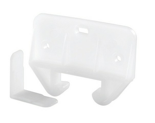 Prime-Line 222186 White Polyethylene Drawer Track Guide Kit