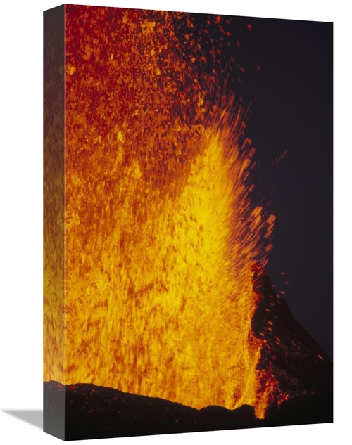 Global Gallery GCS-451143-1218-142 12 x 18 in. Lava Fountains, Feb