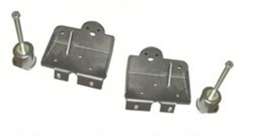 AirBagIt BRACKETFR8297F Bag Brackets Only Front Ranger Modify Driver R