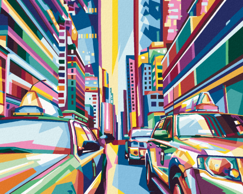 Paint by Numbers - COLOURFUL CITY OF NEW YORK