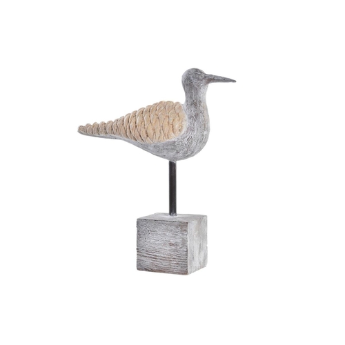 Decorative Figure DKD Home Decor Grey Natural Bird Mediterranean 23 x