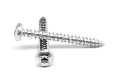 No.8-15 x 0.38 Square Drive Pan Head Type A Sheet Metal Screw, Low