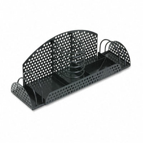 Fellowes 22326 Perf-Ect Multi Desk Organizer- Metal/Wire- 12 7/8w x 4d