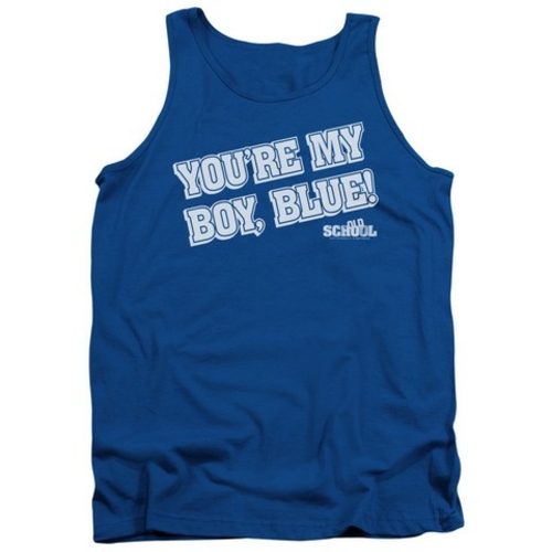 Trevco Old School-My Boy Blue Adult Tank Top, Royal - Medium