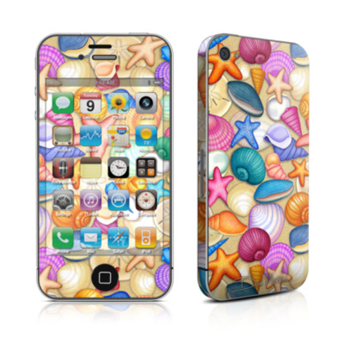 DecalGirl AIP4-SHELLS iPhone 4 Skin - Shells