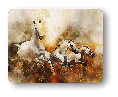Native American Indian Horses Mustangs Mouse Pad Mousepad