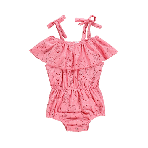 0 24M Toddler Baby Girl Bodysuits Clothes Ruffles